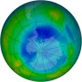 Antarctic Ozone 2015-08-25